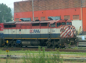 BC Rail train
