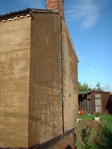 Garden side gable end