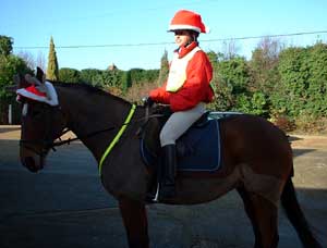 Jemma and Nadia looking festive!