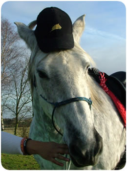 Moises with his Parelli cap!