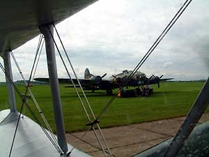 Taxing past the B17 Sally B