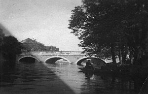 The Town Bridge taken from the River Ouse