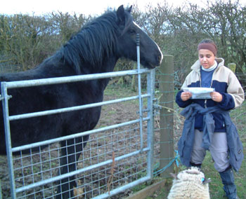 Nadia getting directions