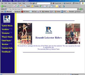 Leicester Riders screenshot