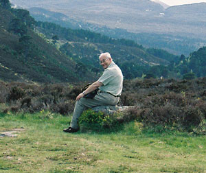 Barry at the Ryvoan Bothy