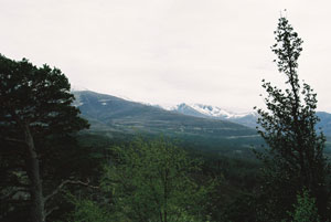 Cairngorm with snow on it