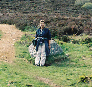 Nadia at the Ryvoan Bothy