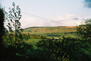 View from our B&B in Kinross