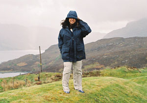 It was a bit wet and windy in Kylesku