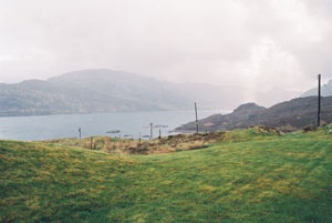 Loch Glencoul from the Newton Lodge Hotel