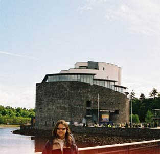 Nadia outside Loch Lomond Shores