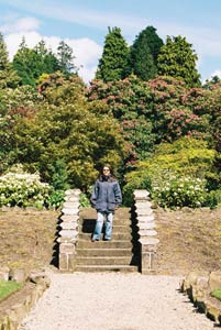 Nadia in the Balloch Castle gardens