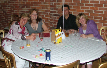 Julie, Nicola, Chris and Nikki